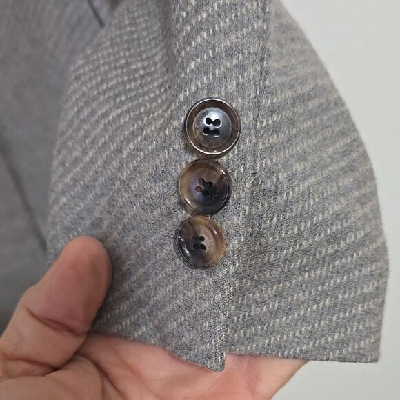 CARRIES NOTE Gray Blazer XS - Picture 4 of 10